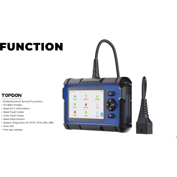 Dark Slate Gray TOPDON Artidiag 600S Diagnostic Scan Tool Vehicle Diagnostic Scanners