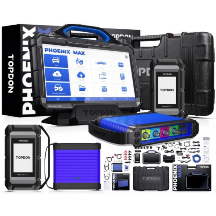 Dark Slate Gray TOPDON Phoenix Max Professional Diagnostic Scan Tool 12v/24v Cars & Trucks (Copy) Vehicle Diagnostic Scanners