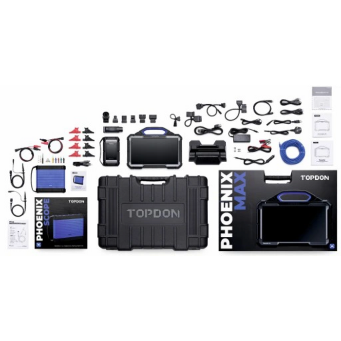 Dark Slate Gray TOPDON Phoenix Max Professional Diagnostic Scan Tool 12v/24v Cars & Trucks (Copy) Vehicle Diagnostic Scanners