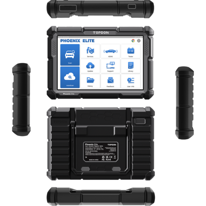 Dark Slate Gray TOPDON Phoenix Elite Professional Diagnostic Scan Tool Vehicle Diagnostic Scanners