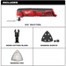 Tan Milwaukee M12 Oscillating Multi-Tool (Tool-Only) Multi Tools