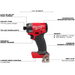 Dark Slate Gray Milwaukee M18 FUEL GEN3 18V Brushless Cordless 1/4" Impact Driver (Tool-Only) Impact Wrench