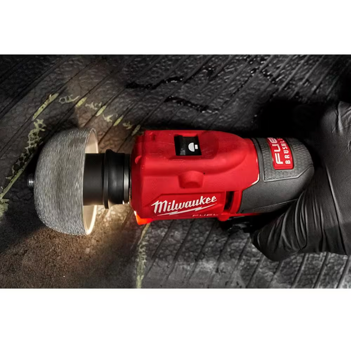 Dark Slate Gray Milwaukee M12 FUEL 12V Lithium-Ion Brushless Low Speed Tire Buffer (Tool-Only)
