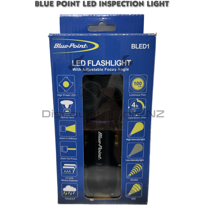 Dark Slate Blue Blue Point Tools Compact Flashlight Flashlight