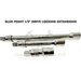 Gray Blue Point 1/2" Drive Locking Extensions 3"-10" Extensions