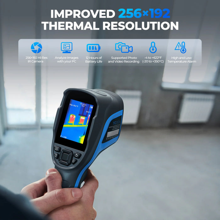 Light Slate Gray TOPDON TC004 Handheld Thermal Imaging Camera Thermal Camera