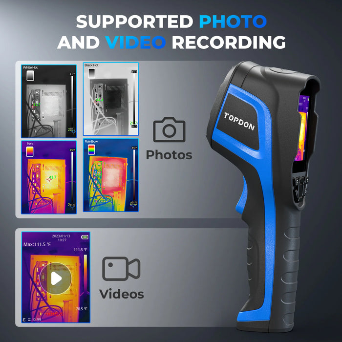 Dim Gray TOPDON TC005 Handheld Thermal Imaging Camera Thermal Camera