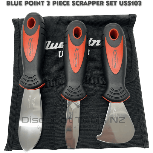 Dark Slate Gray Blue Point Tools 3 Piece Scrapper Set USS103 Scrapper