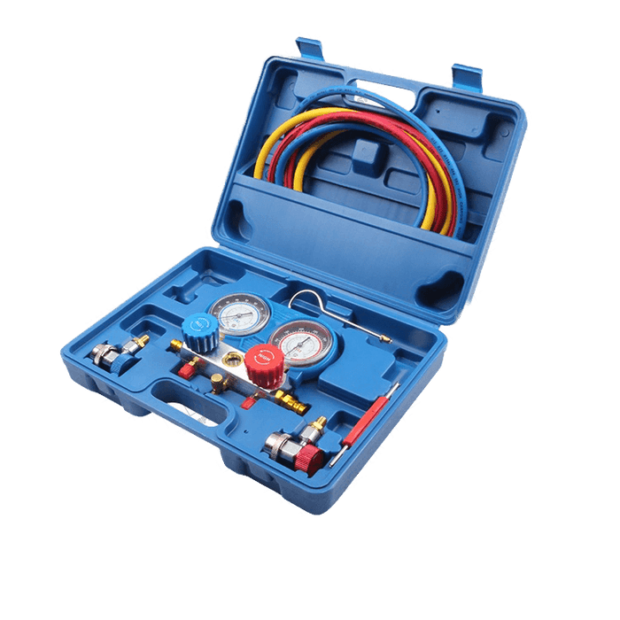 ac manifold gauge set air conditioning diagnostic refrigeration set kit pump