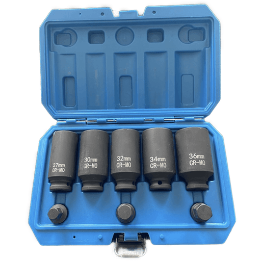 Steel Blue DTNZ 1/2"Dr Axle CV Joint Impact Socket Set 8 Piece Socket Sets