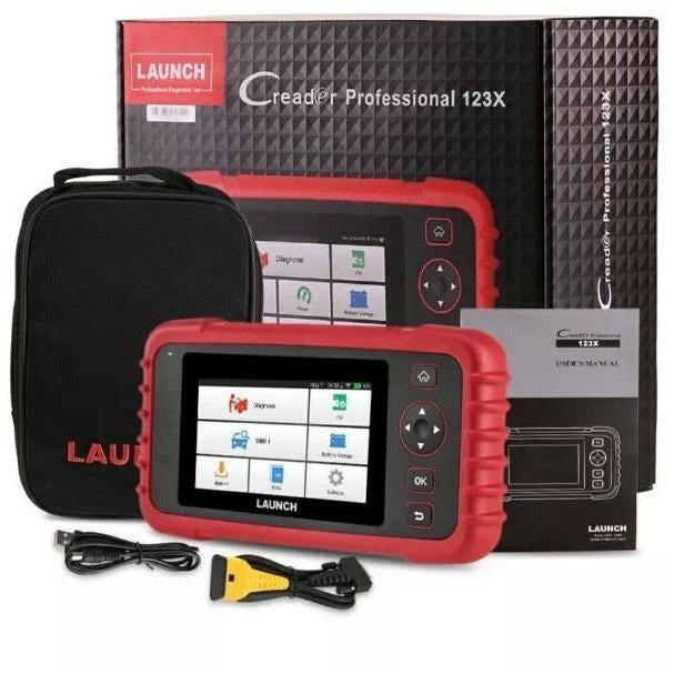 Rosy Brown LAUNCH X431 CRP123X OBD2 EOBD scanner ABS Airbag SRS Engine Diagnostic Diagnostic Scanner