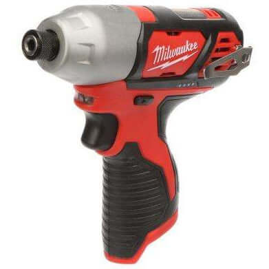 milwaukee m12 12-volt lithium-ion cordless 1/4 impact (tool-only)