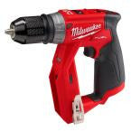 Dark Slate Gray Milwaukee M12 FUEL Brushless Cordless 4-in-1 Installation 3/8 in. Drill Driver Kit Drills