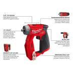 Brown Milwaukee M12 FUEL Brushless Cordless 4-in-1 Installation 3/8 in. Drill Driver Kit Drills