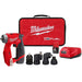 Dark Slate Gray Milwaukee M12 FUEL Brushless Cordless 4-in-1 Installation 3/8 in. Drill Driver Kit Drills
