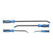 Dark Slate Gray DTNZ 4pc Prybar Set with Hammer Cap Pry Bars