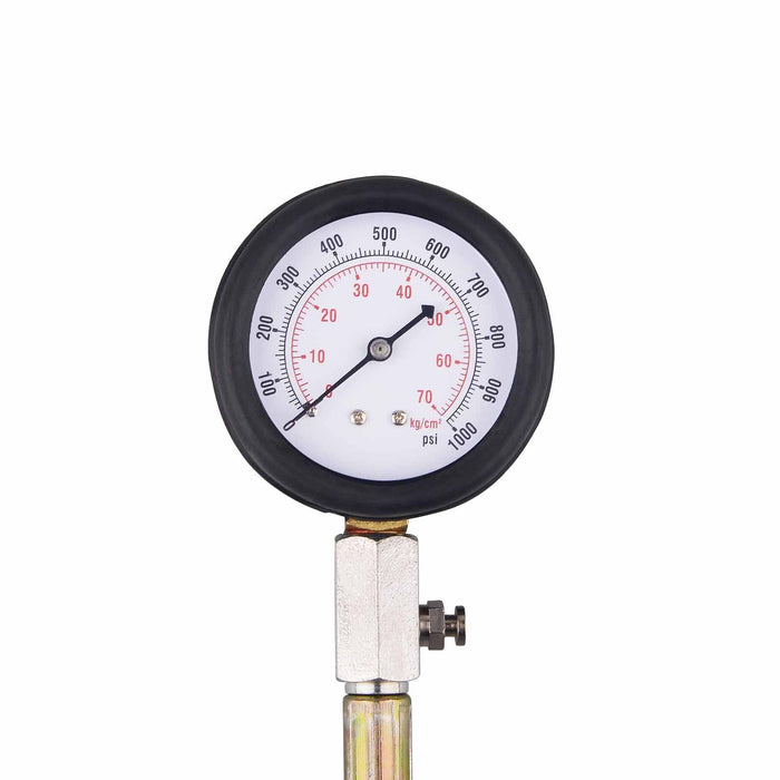 Light Gray DTNZ 18 pc Diesel Engine Compression Tester Kit Tool Set 0-1000 PSI Automotive Compression Tester