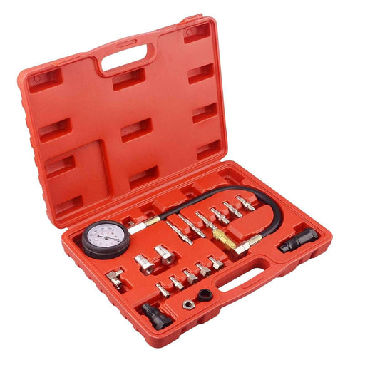 Chocolate DTNZ 18 pc Diesel Engine Compression Tester Kit Tool Set 0-1000 PSI Automotive Compression Tester