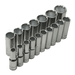 Slate Gray Blue Point 1/2" Long Tube Sockets 10mm-32mm Sockets